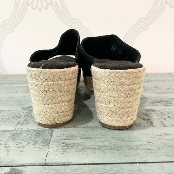 SOLD NEW Clarks Sandals Espadrille Slide Black 6.5 - Picture 7 of 15